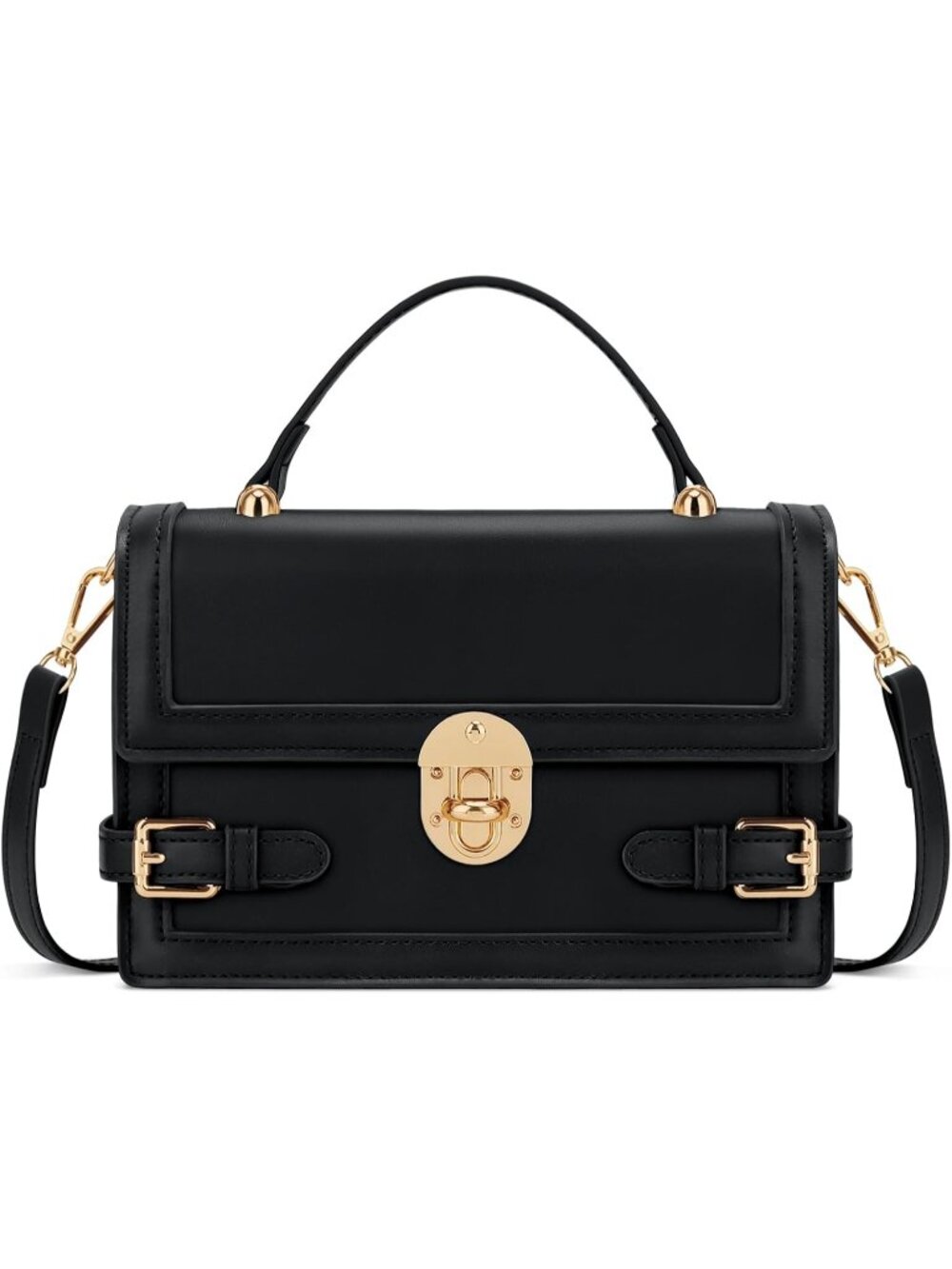 👜Women's Black Straw Purse Summer Beach Shoulder Bag Crossbody Handle Handbag